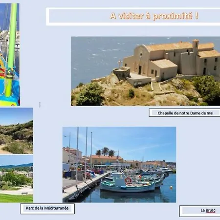 Apartment Beau T2 Vue Mer Dans Standing Avec Piscine Classe 3 Etoiles Six-Fours-les-Plages