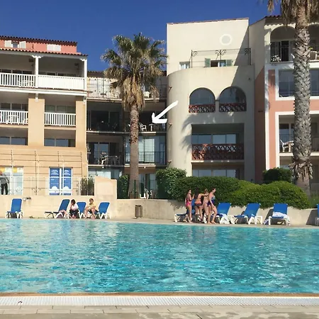 Beau T2 Vue Mer Dans Standing Avec Piscine Classe 3 Etoiles * Six-Fours-les-Plages